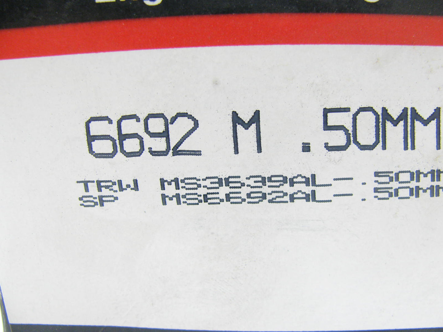 Federal Mogul 6692M-50MM Engine Main Bearings .50mm 1983-1999 Ford 2.0L 2.2L