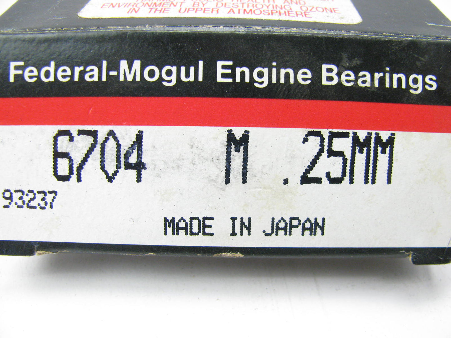 Federal Mogul 6704M-25MM Engine Main Bearings .25mm For 1967-1969 Datsun 1.3L