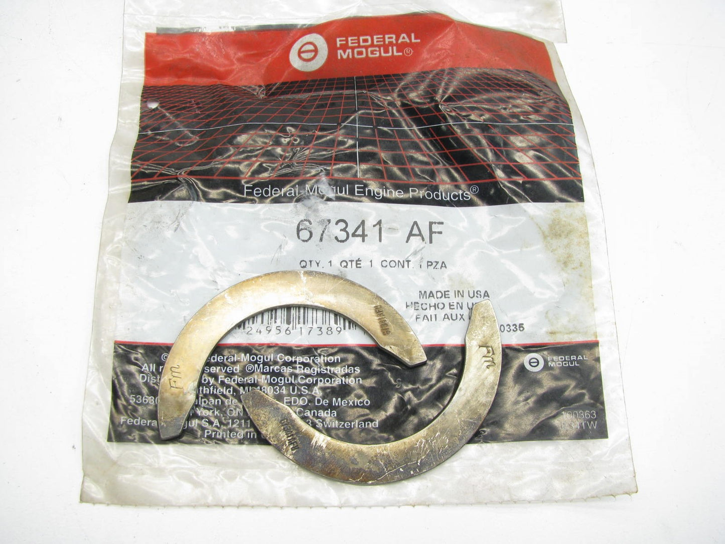 Federal Mogul 67341-AF Engine Crankshaft Thrust Washer Set - STANDARD SIZE
