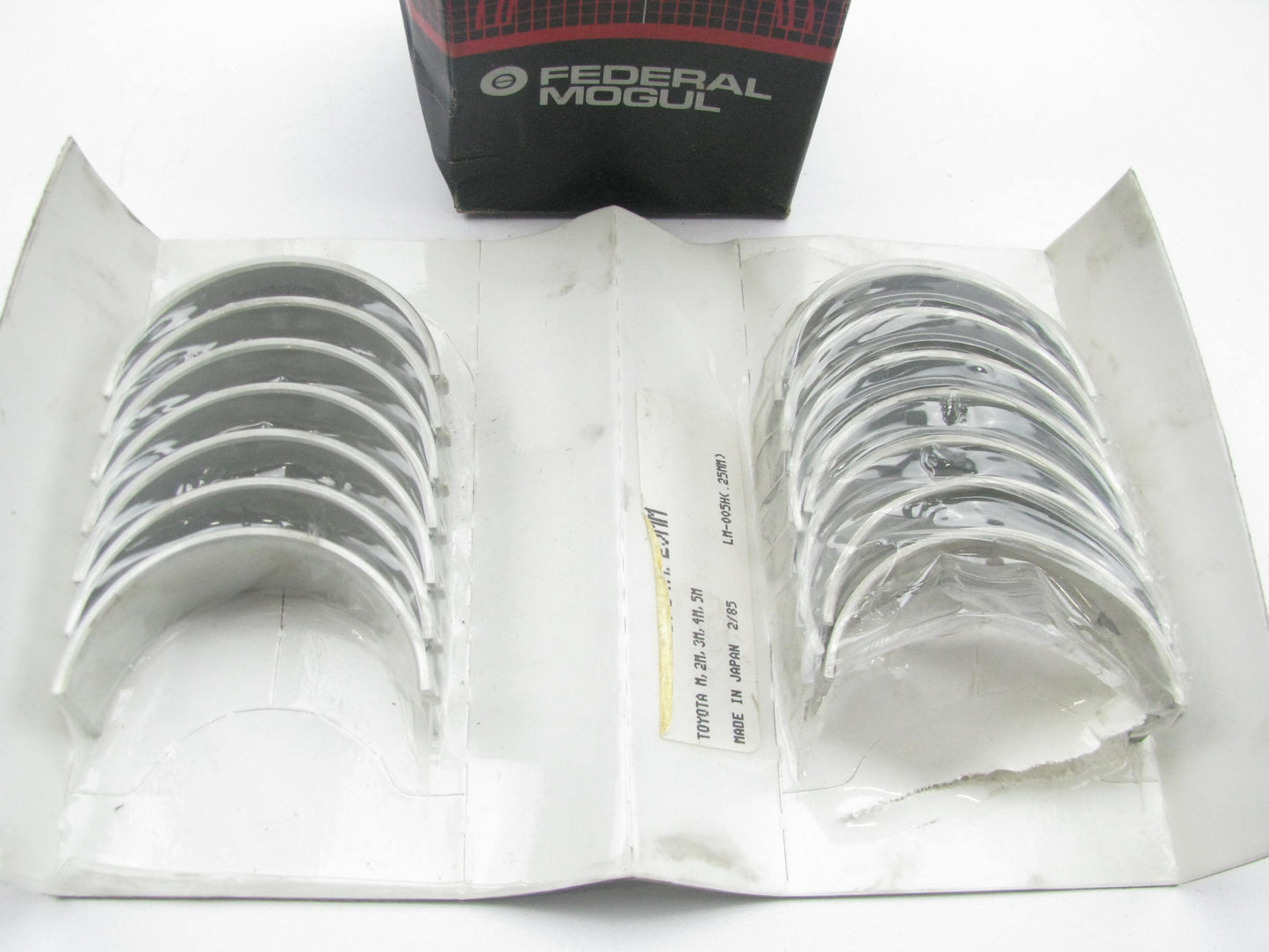 Federal Mogul 6734M Main Bearings .25mm 1968-1983 Toyota 2.3L 2.6L 2.8L 5M 4M 3M