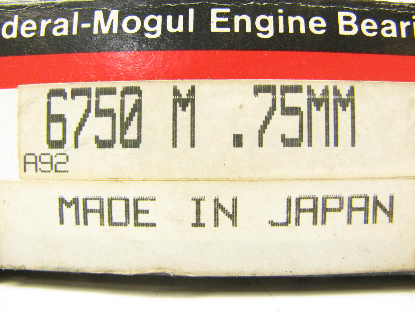 Federal Mogul 6750M-75MM Main Bearings .75mm For 1966-1971 Datsun A10 1.0L-L4