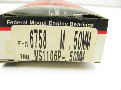 Federal Mogul 6758M-50MM Main Bearing Set - .50mm For Datsun 82-83 280ZX 2.8L