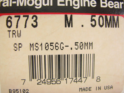 Federal Mogul 6773M 0.50mm Main Bearings - TOYOTA 2R 4R 9R 12R Engine