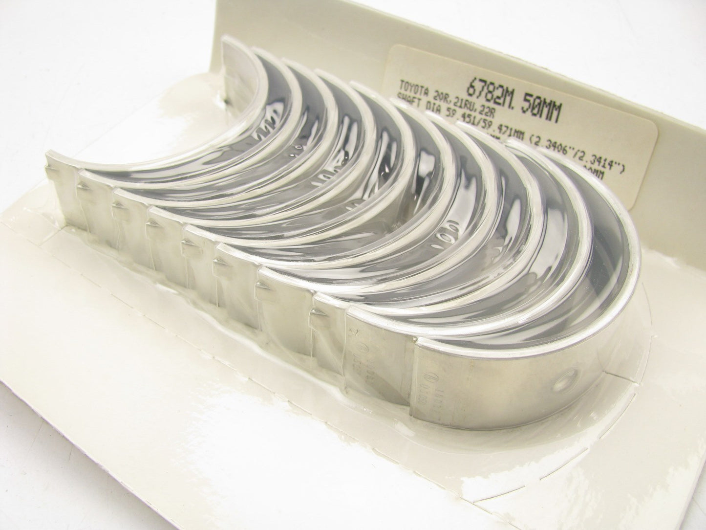 Federal Mogul 6782M-50MM Main Bearing Set 75-82 Toyota 2.2L 2.4L 20R 22R