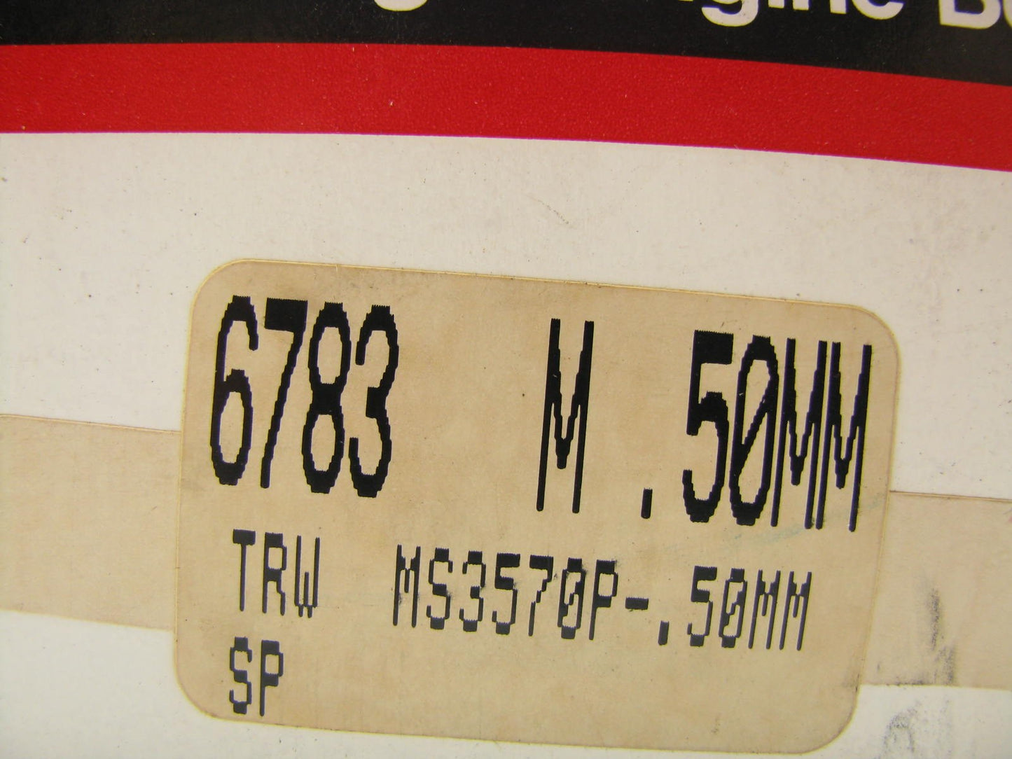 Federal Mogul 6783M 0.50mm Main Bearings For 74-88 Datsun 2.0L L20B Z20 Z22 Z24
