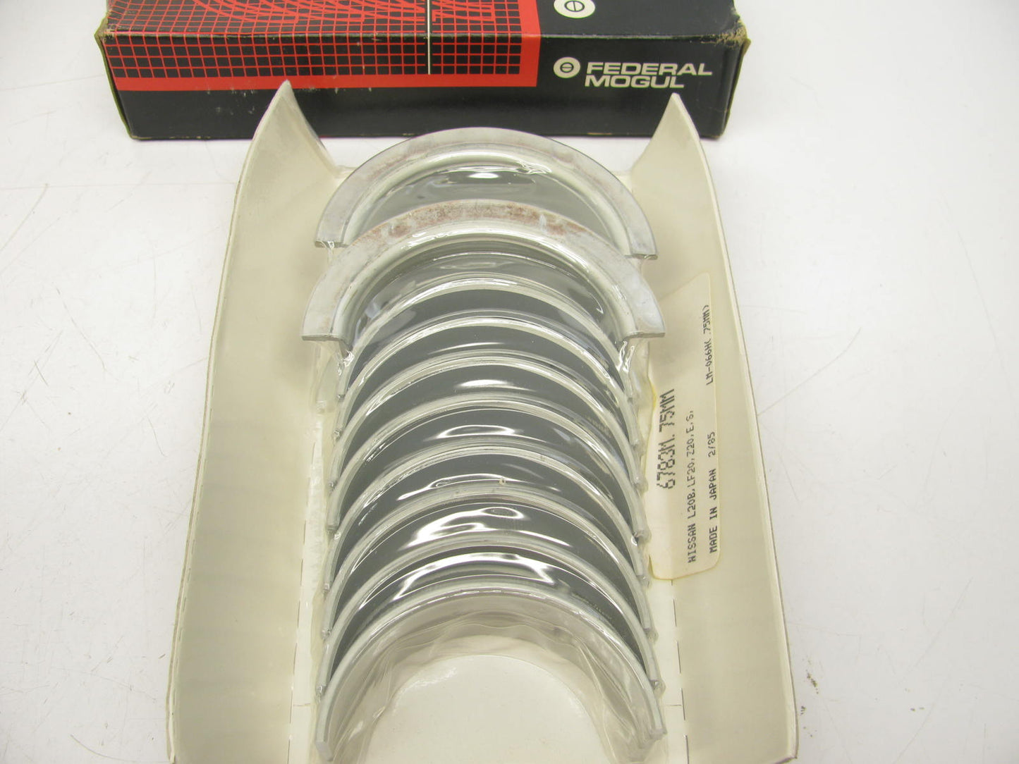 Federal Mogul 6783M .75mm Main Bearings For 1974-1989 Nissan L20B Z20 Z22 Z24
