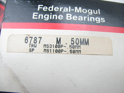 Federal Mogul 6787M-50MM Engine Main Bearings .50mm 1971-1979 Toyota 1.6L