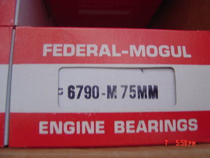 Federal Mogul 6790M .75 Main Bearing Set For Nissan SD20, SD22, SD23, SD25, SD33