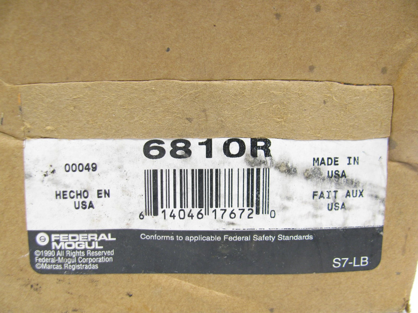 Vintage Signal-stat 6810R Red Beacon Light Emercency Lamp MADE IN USA - NOS