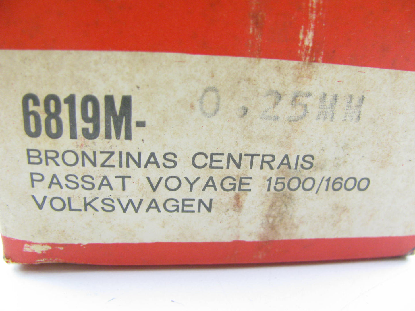 Federal Mogul 6819M-025MM Main Bearings .25mm 75-85 VW Audi 1.5L 1.6L 1.7L 1.8L