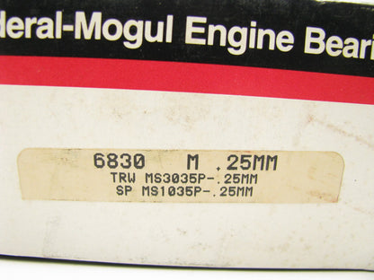 Federal Mogul 6830M-25MM Main Bearing Set .25mm - 1975-1977 Audi 100 Series 1.9L