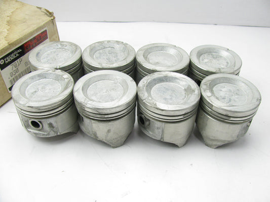 (8) Federal Mogul 701P-030 Engine Piston .030'' 1975-1978 Ford Truck 389-V8