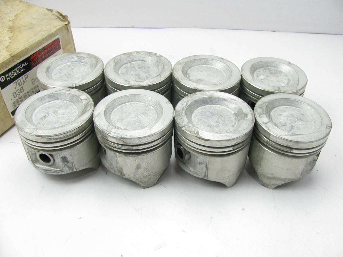 (8) Federal Mogul 701P-030 Engine Piston .030'' 1975-1978 Ford Truck FT 389-V8