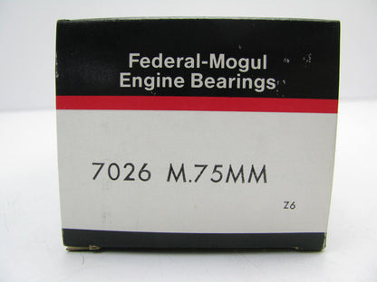 Federal Mogul 7026M-75MM Main Bearings .75mm 1966-1991 BMW 1.8L 1.6L 2.0L 2.3L