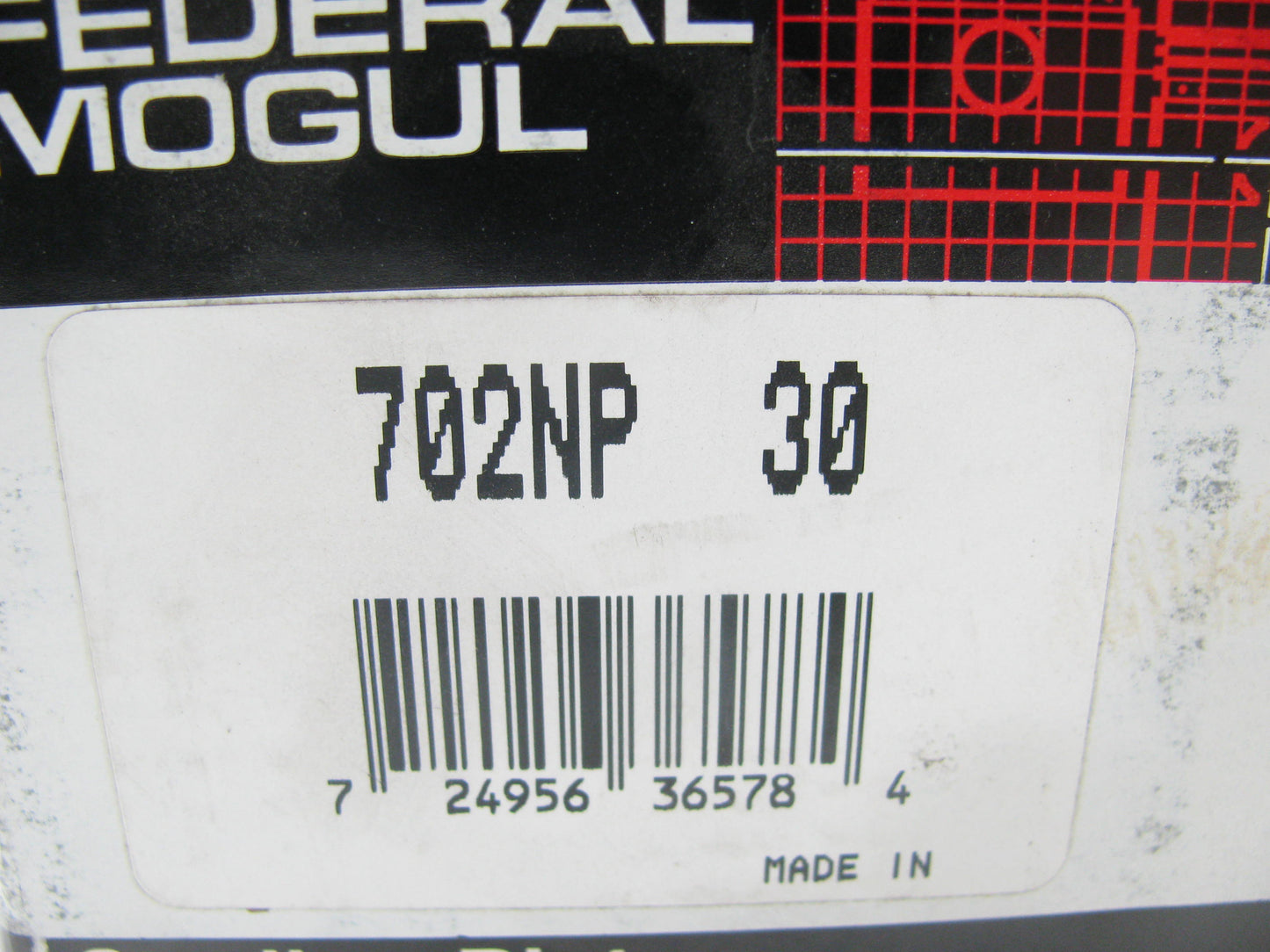 Federal Mogul 702NP30 Engine Piston .030'' 1979-1986 Ford Truck 370-V8