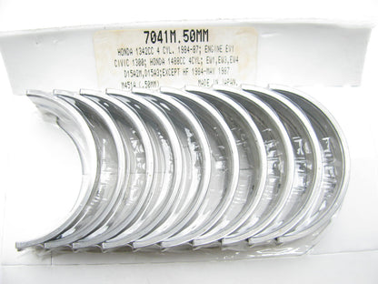 Federal Mogul 7041M-50MM Main Bearings .50mm 1984-1987 Honda Civic 1.3L 1.5L-L4
