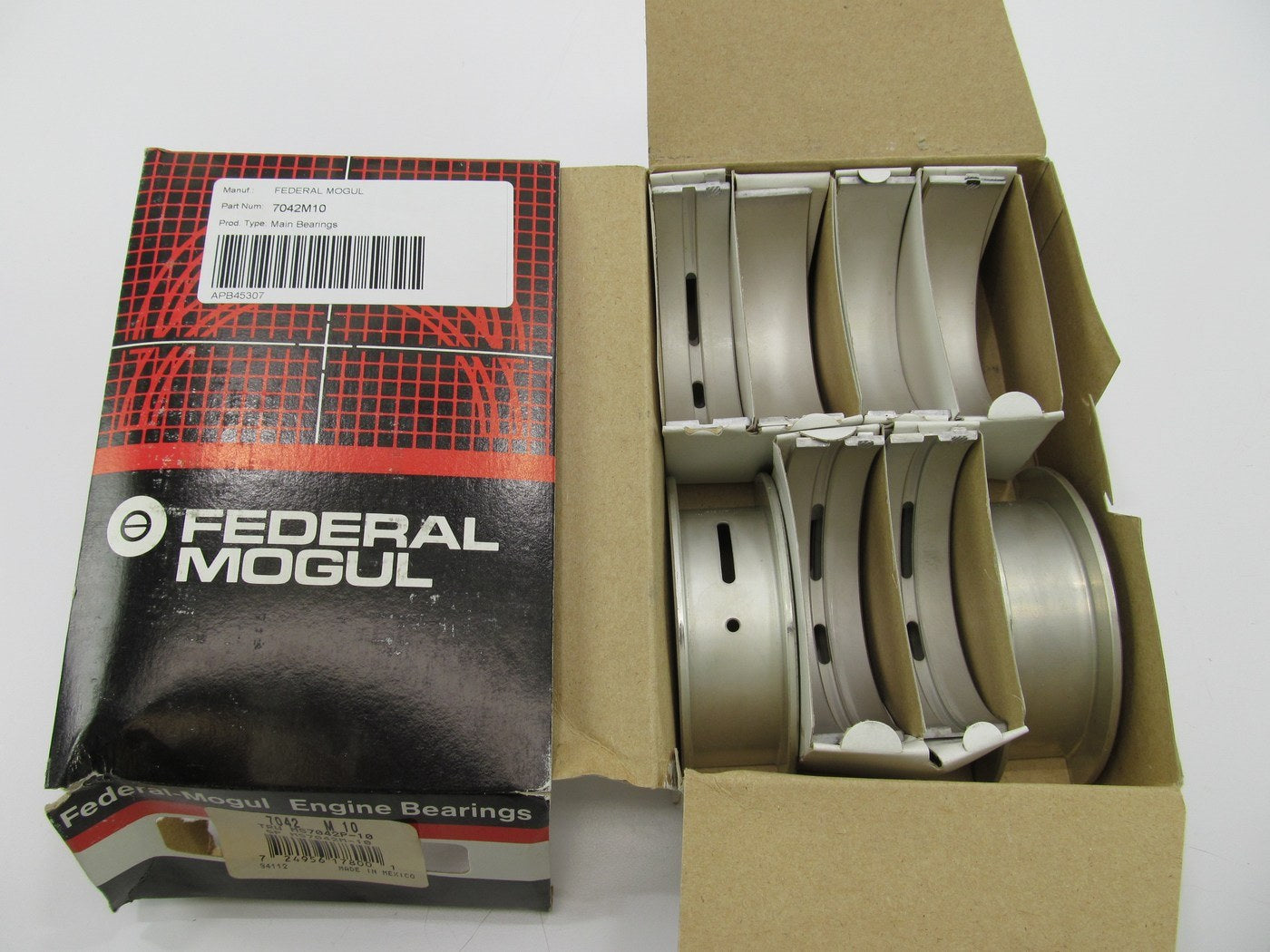 Federal Mogul 7042M 010 SIZE Main Bearings - Ford 6.6L 7.8L Turbo Diesel Truck