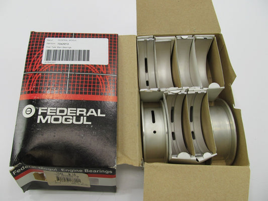 Federal Mogul 7042M 010 SIZE Main Bearings - Ford 6.6L 7.8L Turbo Diesel Truck