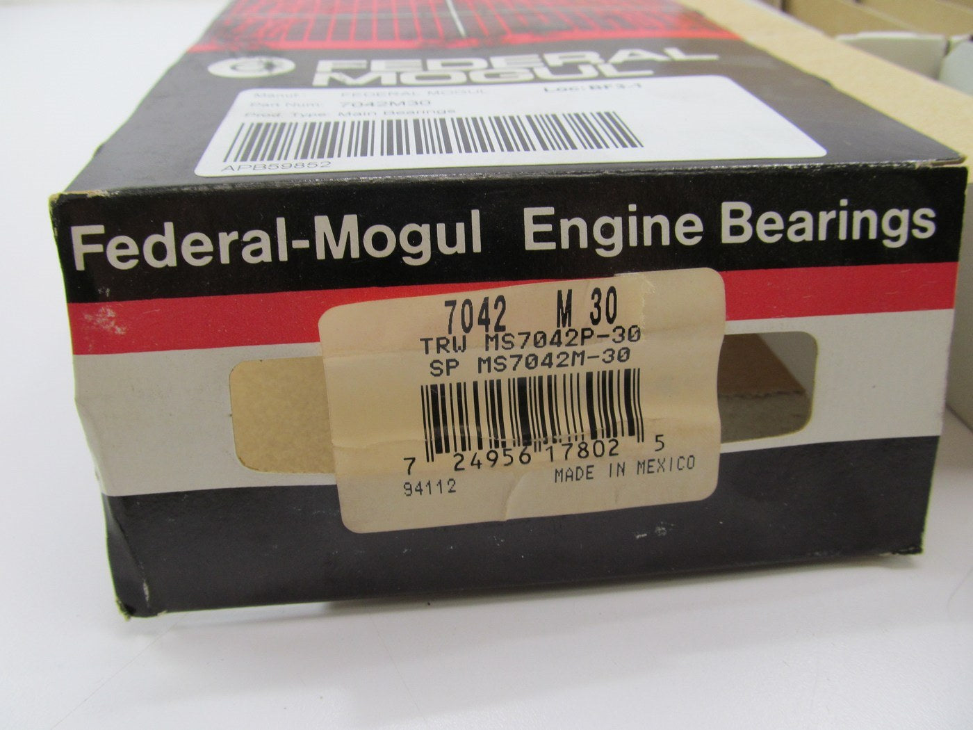 Federal Mogul 7042M30 Engine Main Bearings .030'' 1986-1995 Ford 6.6L 7.8L FTO