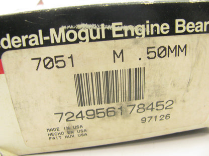 Federal Mogul 7051M-50MM Engine Main Bearings .50mm 1977-1994 Ford 2.3L