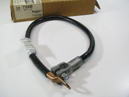 Federal Mogul 712430 Top Post Battery Cable - 2/0 Gauge 24'' Long 1/2'' Lug