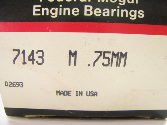 Federal Mogul 7143M-75MM Main Bearings .75mm 1969-1974 Toyota 1.9L 2.0L-L4