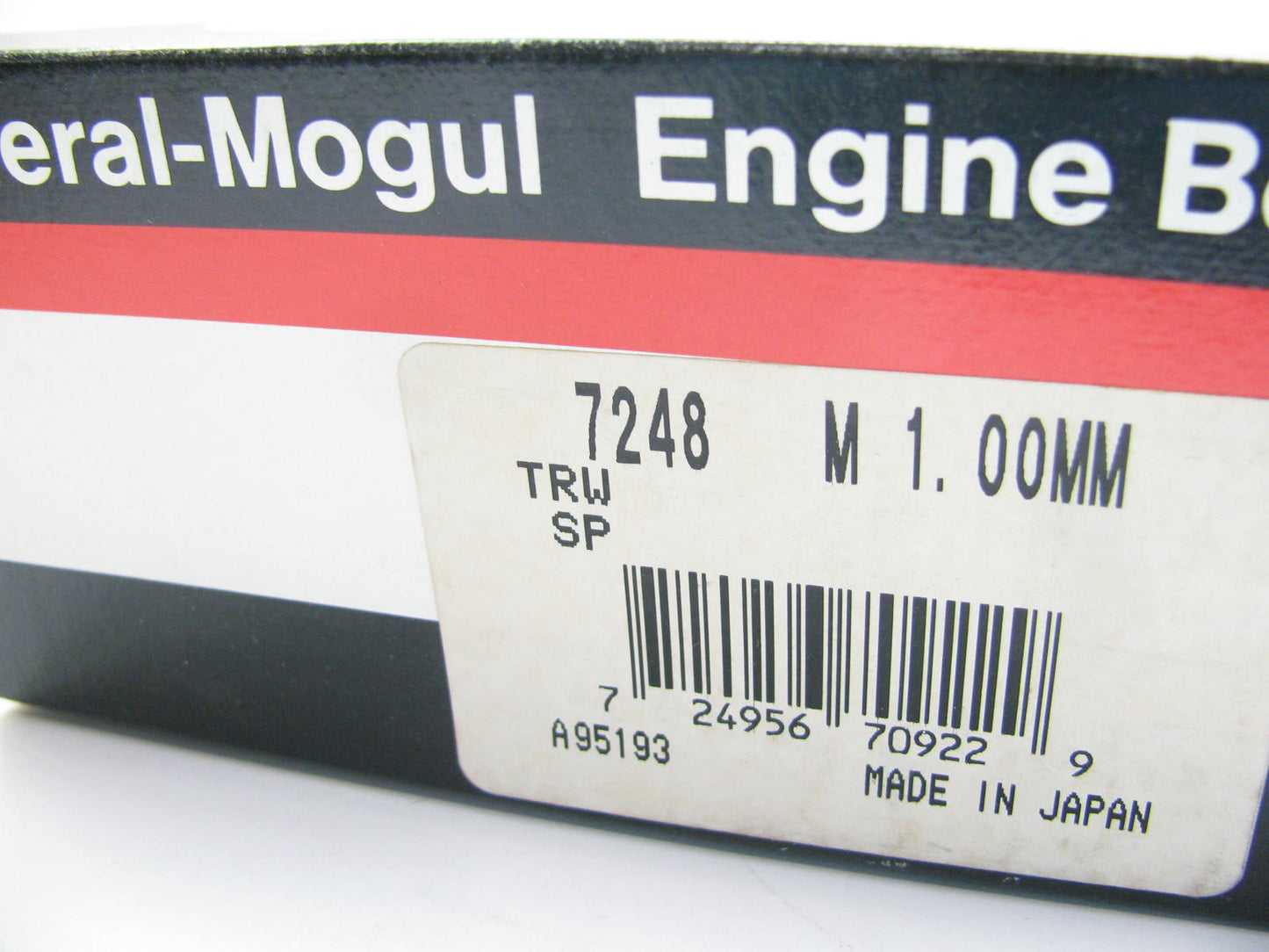 Federal 7248M Engine Main Bearings 1.00mm For 1978-1979 Dodge 4.0L Diesel