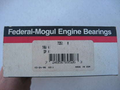 Federal Mogul 7251M Main Bearings - Standard Cummins 3.9L 4B 4BT 4BTA Diesel