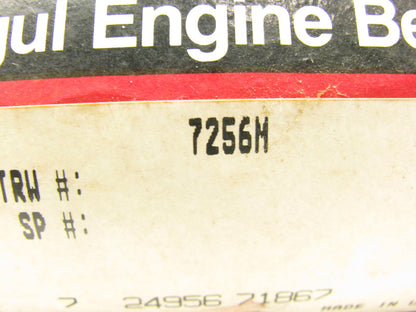 Federal Mogul 7256M Main Bearing Set - Standard 1990-1993 Cadillac 4.5L 4.9L