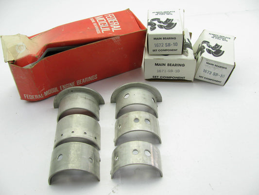 Federal Mogul 755M-10 Engine Main Bearings .010'' Continental 120 129 Z120 Z129