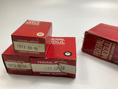 Federal Mogul 755M-20 Main Bearings .020'' For Continental 120 129 Z120 Z129