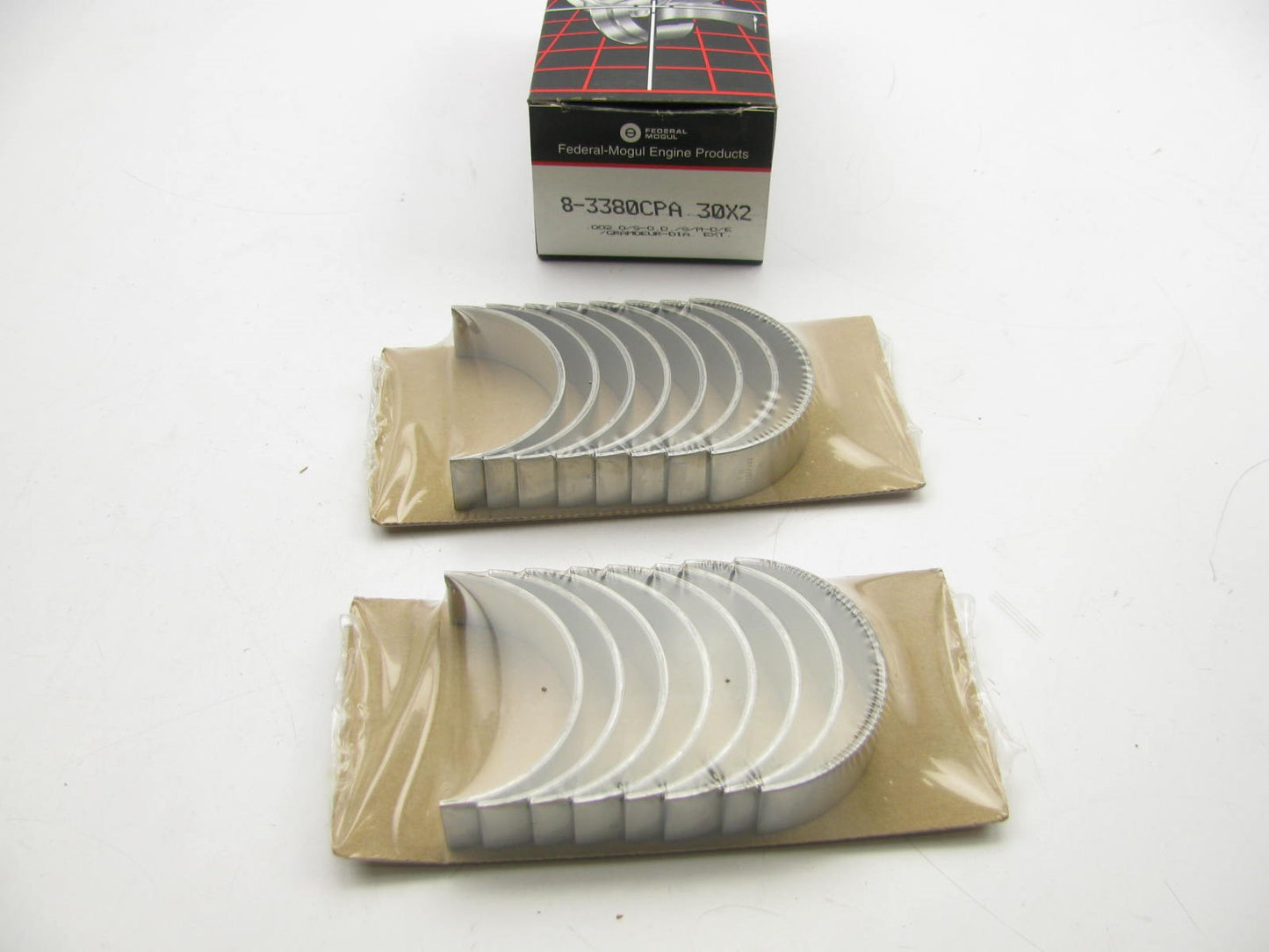 Federal Mogul 8-3380CPA-30X2 Con Rod Bearings - 0.030'' Size, .002 O/S Rod Bore
