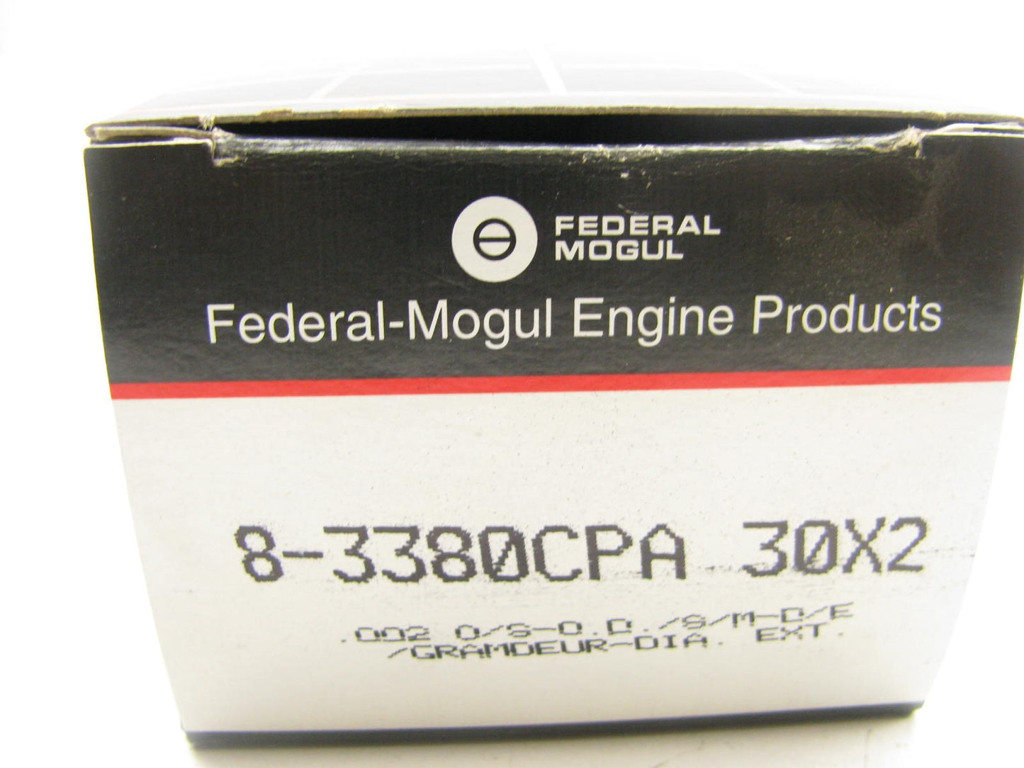 Federal Mogul 8-3380CPA-30X2 Con Rod Bearings - 0.030'' Size, .002 O/S Rod Bore