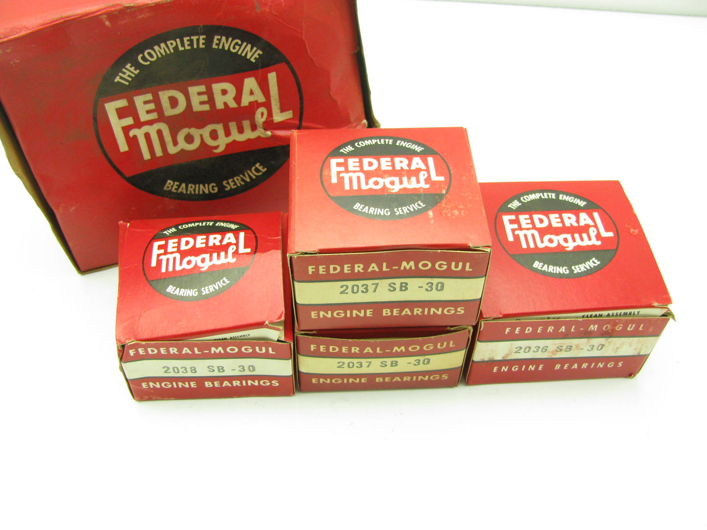 Federal Mogul 940M-30 Engine Main Bearings .030'' Studebaker 169.6 3x4 OHV