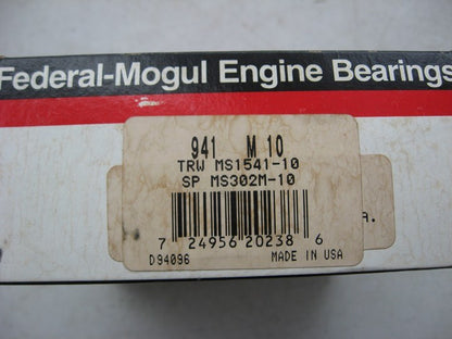 F. Mogul 941M 0.010 Main Bearings IHC 152 164 167 174 175 International Tractor