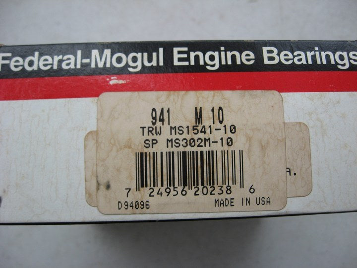 Federal Mogul 941M10 Main Bearings .010'' International C152 C164 C169 C175 HD174