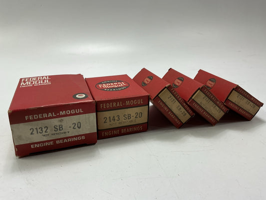 Federal 967M20 Main Bearings .020'' For 1957-1973 Chrysler 273 277 318 326 340-V8