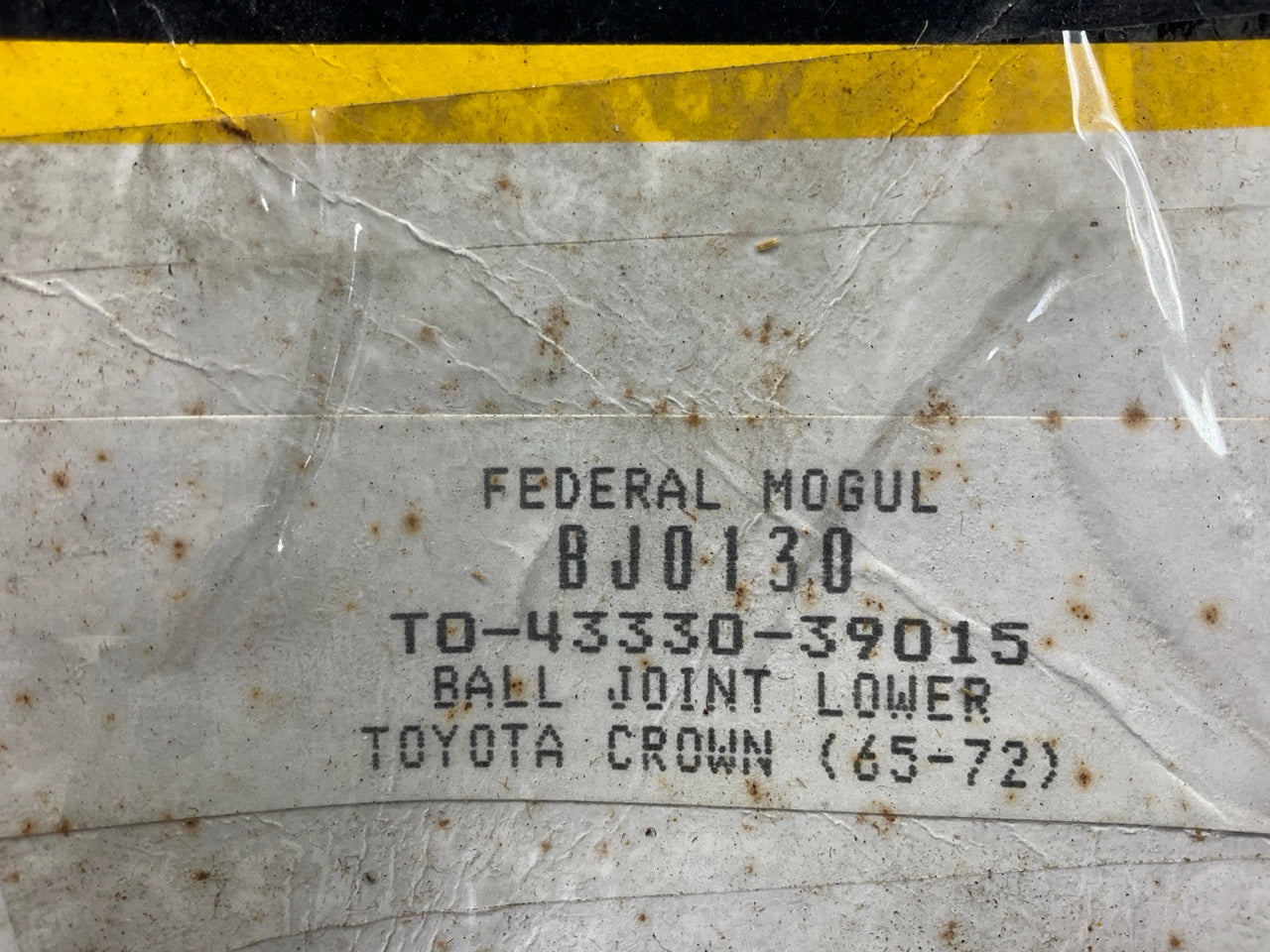 (2) Federal Mogul BJ0130 Front Lower Ball Joint OEM 555 - 1968-1972 Toyota Crown