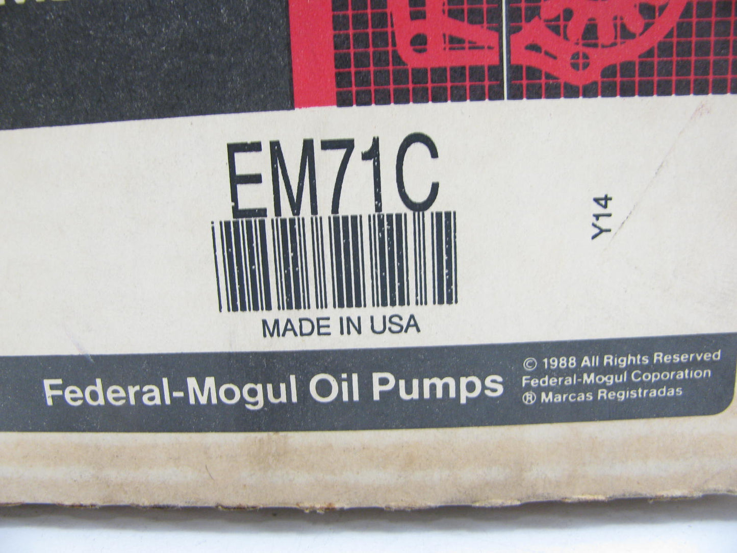 Federal Mogul EM71C Engine Oil Pump for 1979-1982 International 404 446