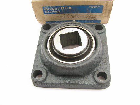 Federal FDT1-516RM Cast Iron Bearing Flange Unit - 1-5/16'' Square Bore 4 Bolt