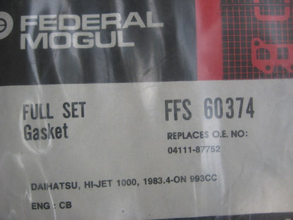 Federal Mogul FFS60374 Full Engine Gasket Set Daihatsu CB 3-CYL 993 HI-JET 1000