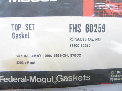 Federal Mogul FHS60259 Head Gasket Set For Suzuki Jimny  SJ410 F10A Engine