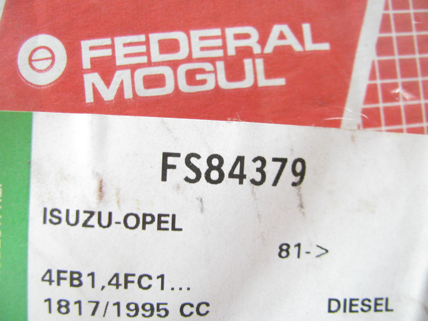 Federal Mogul Full Overhaul Rebuild Gasket Set For Isuzu 4FB1 4FC1 1.8L Diesel