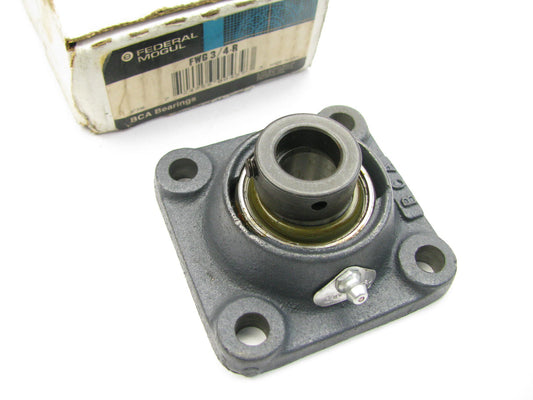 Federal Mogul FWG34-R Ball Bearing Flange Unit 3/4'' Bore 4 Bolt 2-1/2'' Pattern