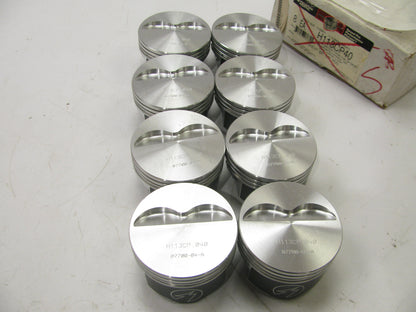 (8) Speed Pro H113CP 0.040'' Hypereutectic Pistons - CHEVY 350 W/ 6'' RODs