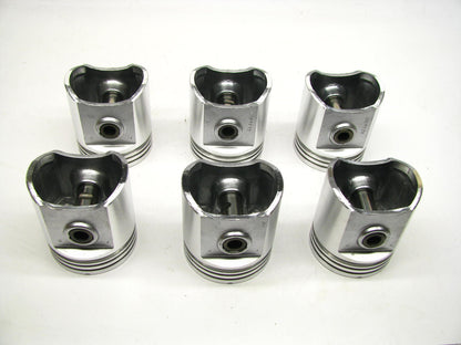 (6) Federal H12922P Engine Piston .50mm For 1960-1980 Nissan 4.0L Patrol DIESEL