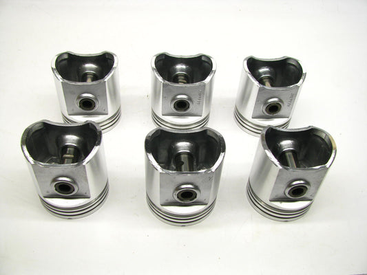 (6) Federal H12922P Engine Piston .50mm For 1960-1980 Nissan 4.0L Patrol DIESEL