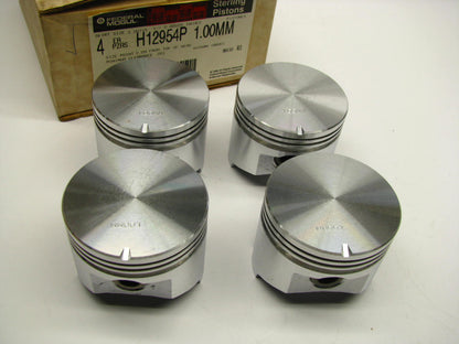 (4) Federal Mogul H12954P-100MM Piston 1.00mm For 1978-91 Nissan Truck 1.8L-L4