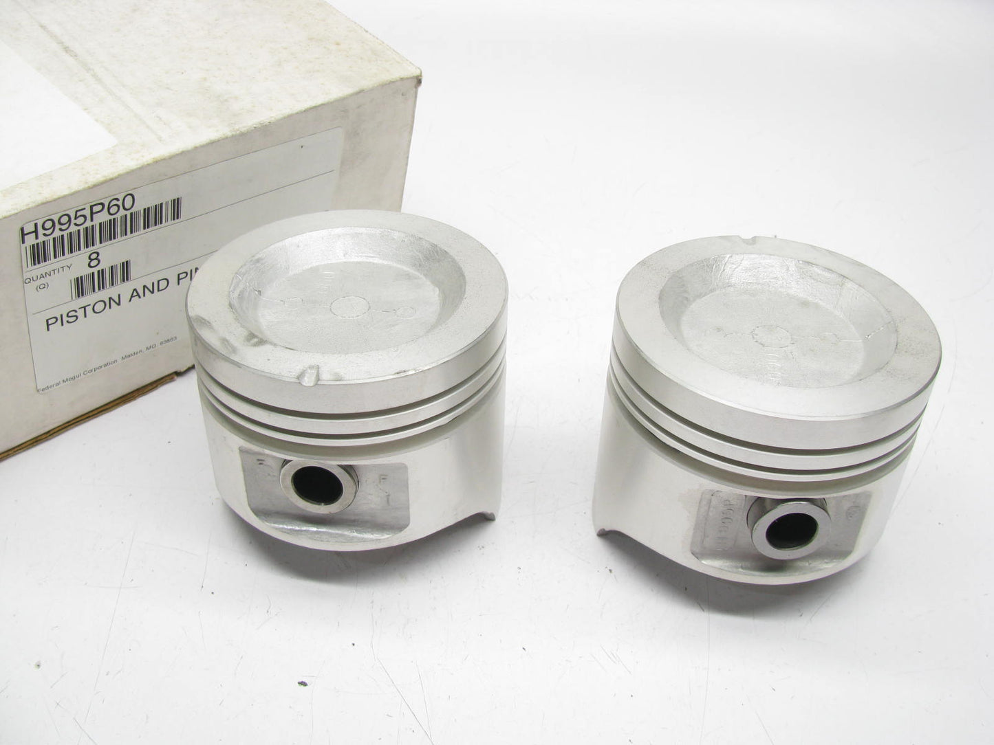 (2) Federal H995P60 Hypereutectic Engine Piston .060'' 1964-1978 Ford 389 391-V8