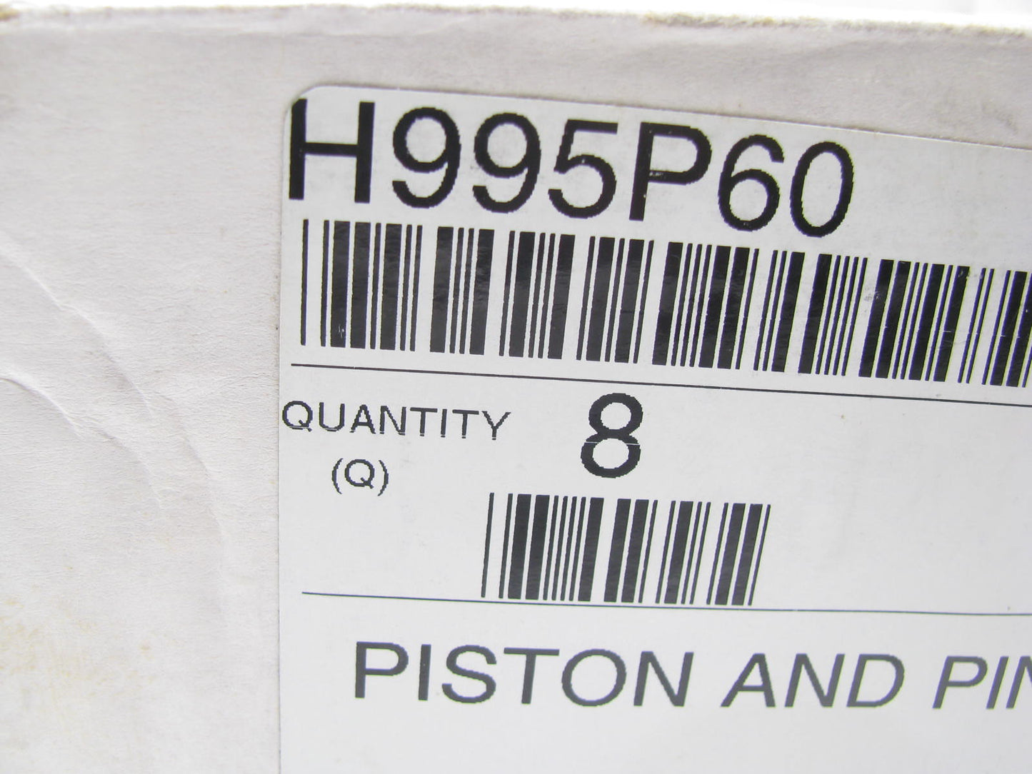 (2) Federal H995P60 Hypereutectic Engine Piston .060'' 1964-1978 Ford 389 391-V8